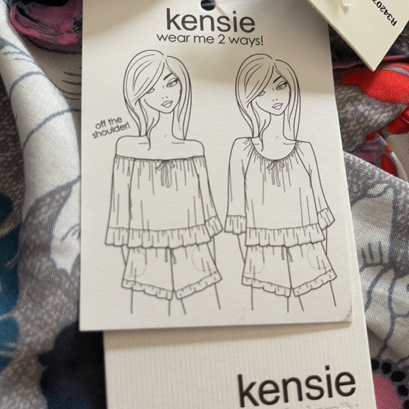 Kensie pajama Wear 2 ways top - Picture 6 of 6